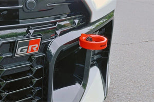 PERRIN 23-26 Toyota GR Corolla Front Tow Hook - Red - Main Product View