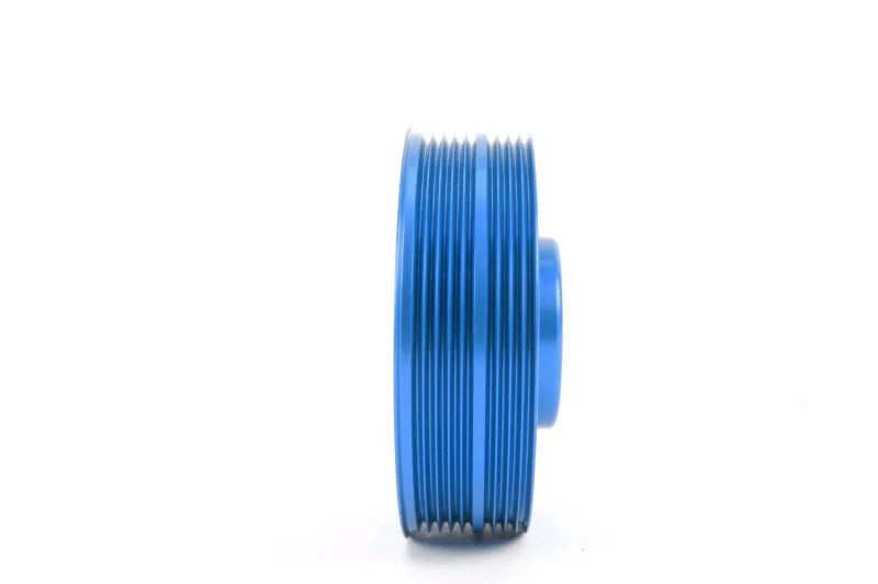 PERRIN 93-14 Subaru Impreza (Incl. 02-14 WRX) / 04-21 STI Lightened Crank Pulley - Blue - Main Product View
