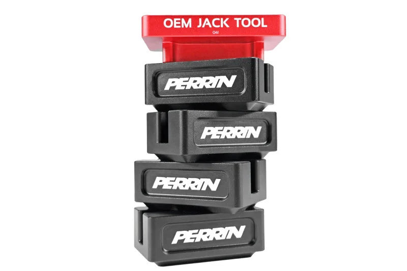 PERRIN 93-25 Subaru WRX/STI/Impreza/OBXT/LGT & 13-25 BRZ/GR86/Crosstrek Jack Pad Set (5pc) - Black - Additional View 7