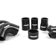 Load image into Gallery viewer, PERRIN Front Mount Intercooler Boost Tube Kit - Black fits 2015-2021 Subaru STI - Back View
