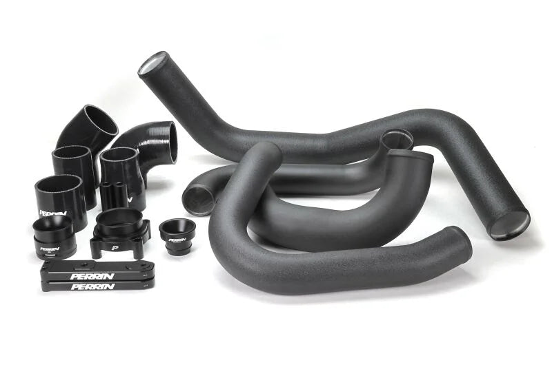 PERRIN Front Mount Intercooler Boost Tube Kit - Black fits 2022-2025 Subaru WRX - Main Product View