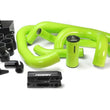 Load image into Gallery viewer, PERRIN Front Mount Intercooler Boost Tube Kit - Neon Yellow fits 2015-2021 Subaru STI - Back View
