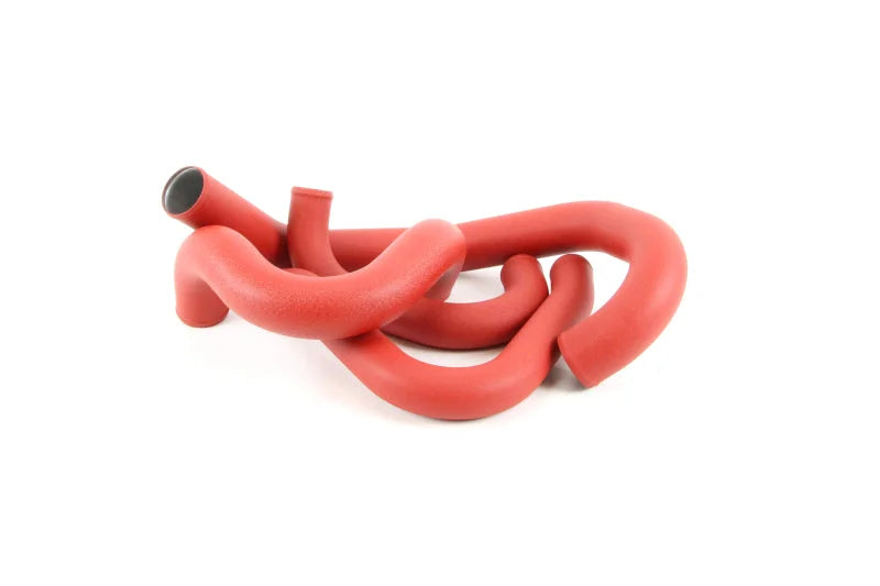PERRIN Front Mount Intercooler Boost Tube Kit - Red fits 2015-2021 Subaru WRX - Side View
