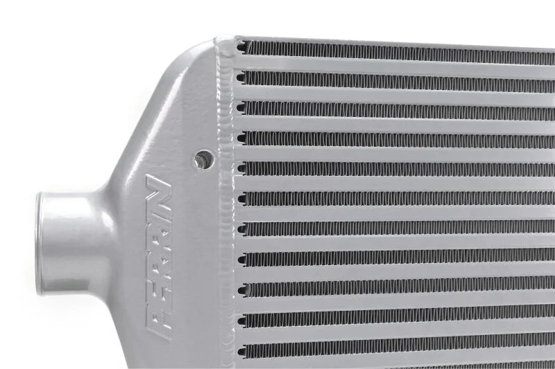 PERRIN Large Size Front Mount Intercooler Core - Silver fits 2015-2025 Subaru WRX / STI - Installation View