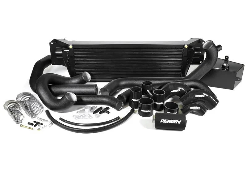 PERRIN Performance 15-21 Subaru STI Front Mount Intercooler Boost Tubes + Hardware - Detail View