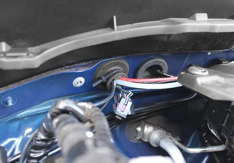 PERRIN Subaru WRX 15-21 / Universal Fire Wall Grommet - 1.4in. - Installation View