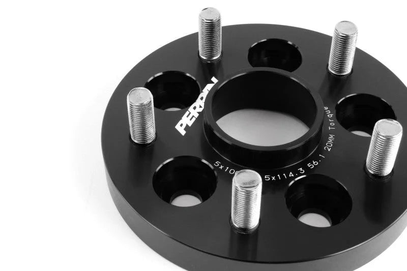 PERRIN Subaru/Toyota/Scion 20mm Wheel Adapter (Bolt-On Type) 5x100 to 5x114.3 w/56mm Hub - Pair - Additional View 8