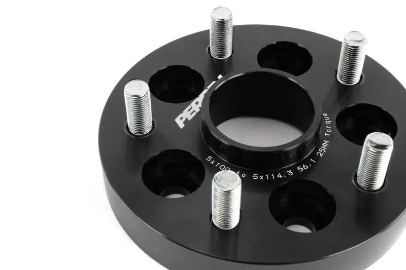 PERRIN Subaru/Toyota/Scion 25mm Wheel Adapter (Bolt-On Type) 5x100 to 5x114.3 w/56mm Hub - Pair - Additional View 5