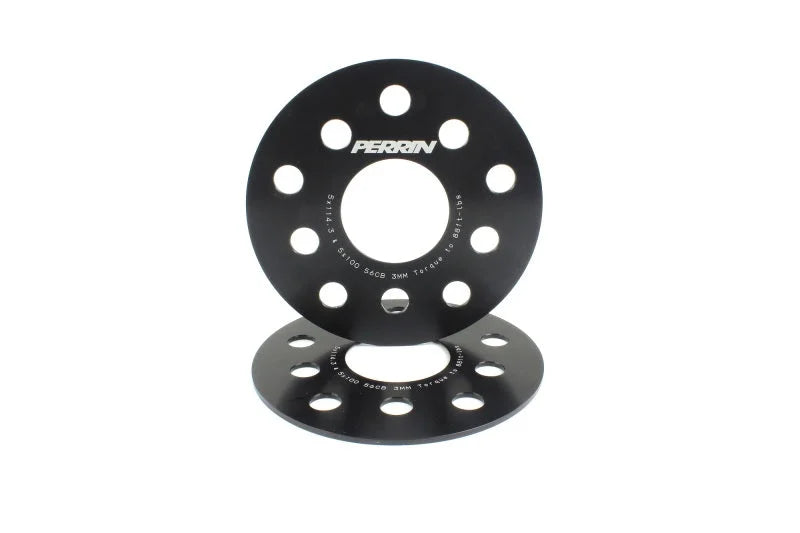 PERRIN Subaru/Toyota/Scion 3mm Wheel Spacers (Slip-On Style/No Studs) 5x114.3/5x100 56mm CB - Pair - Detail View