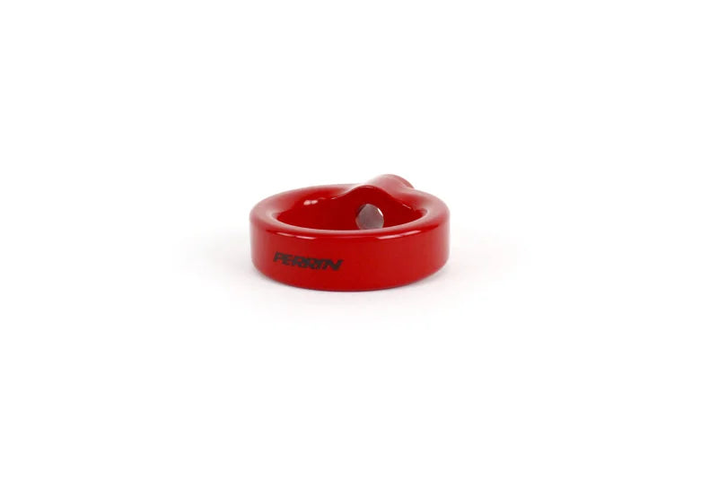 PERRIN Tow Hook Upgrade Kit - Red (For PERRIN License Plate Relocates Only) - Side View