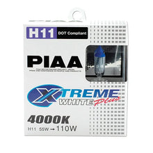 Load image into Gallery viewer, PIAA H11 110W Xtreme White Bulb Twin Pack 15211
