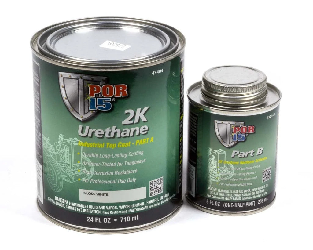 POR-15 2K Urethane White Quart 43404