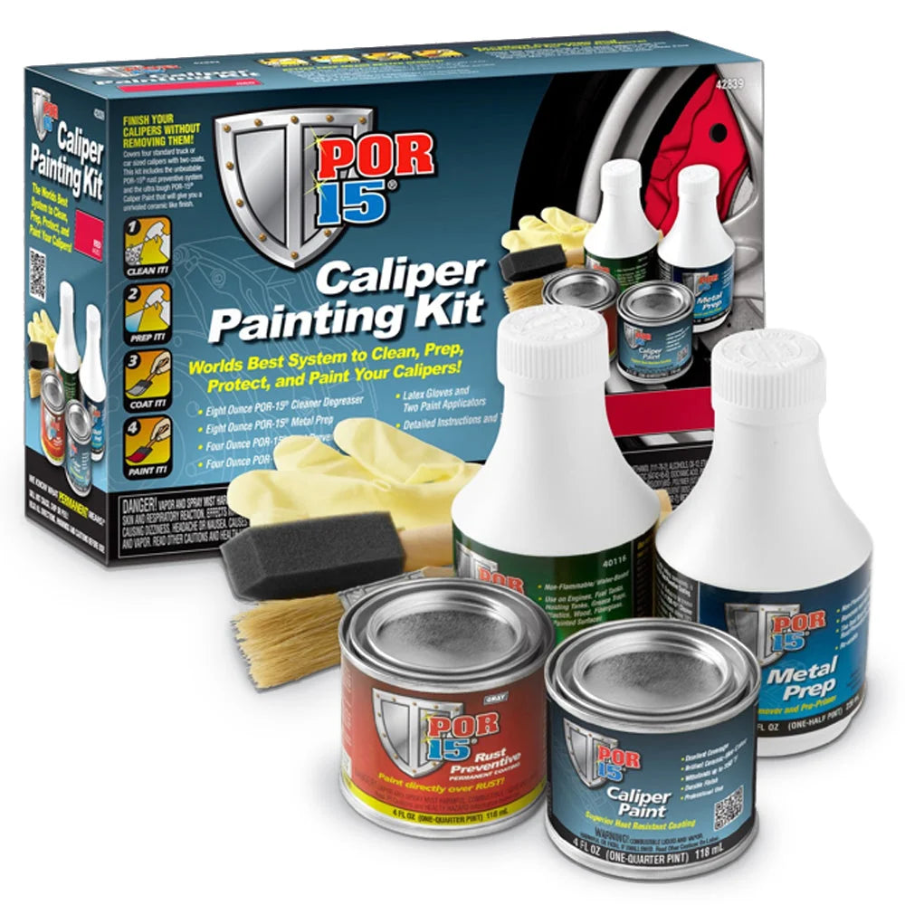 POR-15 Brake Caliper Painting Kit Red 42839