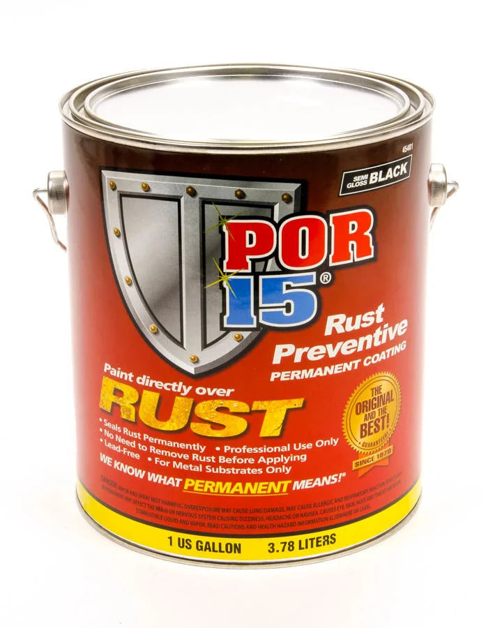 POR-15 POR-15 Semi-Gloss Black Gallon 45401