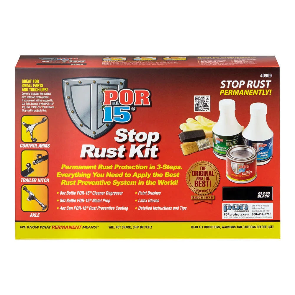 POR-15 Stop Rust Kit Black 40909