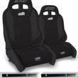 Load image into Gallery viewer, PRP 03-06 Jeep Wrangler TJ Enduro Elite Suspension Seat Crawl Edition - Black (Pair) - Main Product View