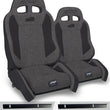 Load image into Gallery viewer, PRP 03-06 Jeep Wrangler TJ Enduro Elite Suspension Seat Crawl Edition - Gray (Pair) - Main Product View