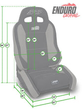 Load image into Gallery viewer, PRP 03-06 Jeep Wrangler TJ Enduro Elite Suspension Seat Crawl Edition - Gray (Pair) - Installation View
