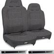 Load image into Gallery viewer, PRP 03-06 Jeep Wrangler TJ Enduro High Back Reclining Suspension Seats Kit - Gray (Pair) - Main Product View