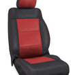 Load image into Gallery viewer, PRP 11-12 Jeep Wrangler JK Front Seat Covers/2 door or 4 door (Pair) - Black/Red - Main Product View