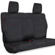 Load image into Gallery viewer, PRP 11-12 Jeep Wrangler JKU Rear Seat Cover/4 door - Black with Red Stitching