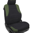 Load image into Gallery viewer, PRP 11-24 Toyota 4Runner Front Seat Covers (Pair) - Black/Olive Green