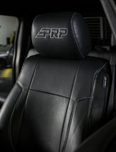 Load image into Gallery viewer, PRP 12-14 Ford Raptor Front Seat Covers (Pair) - Black w Silver Stitch - Main Product View