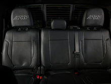 Load image into Gallery viewer, PRP 12-14 Ford Raptor  Rear Bench Seat Covers- Black with Silver Stitch - Side View