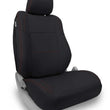Load image into Gallery viewer, PRP 12-15 Toyota Tacoma Front Seat Covers/ Fold Flat Edition (Pair) - Black with Red Stitching
