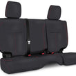Load image into Gallery viewer, PRP 13-18 Jeep Wrangler JK Rear Seat Cover/2 door - Black with Red Stitching