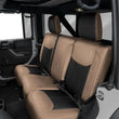 Load image into Gallery viewer, PRP 13-18 Jeep Wrangler JKU Rear Seat Cover/4 door - Black/Tan - Side View