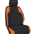 Load image into Gallery viewer, PRP 16-23 Toyota Tacoma Front Seat Covers (Pair) - Black/Orange - Main Product View