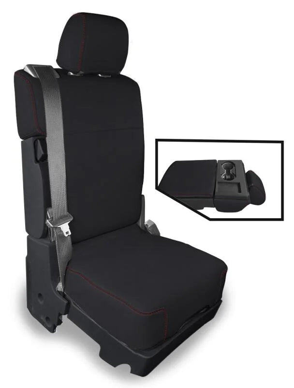 PRP 2015+ Ford F150 / 2017+ Super Duty Center Jump Seat Cover w/ Std. Console - Red - Main Product View