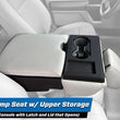 Load image into Gallery viewer, PRP 2015+ Ford F150 / 2017+ Super Duty Center Jump Seat Cover w/ Std. Console - Red - Back View