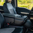 Load image into Gallery viewer, PRP 2015+ Ford F150 / 2017+ Super Duty Center Jump Seat Cover w/ Std. Console - Red - Installation View