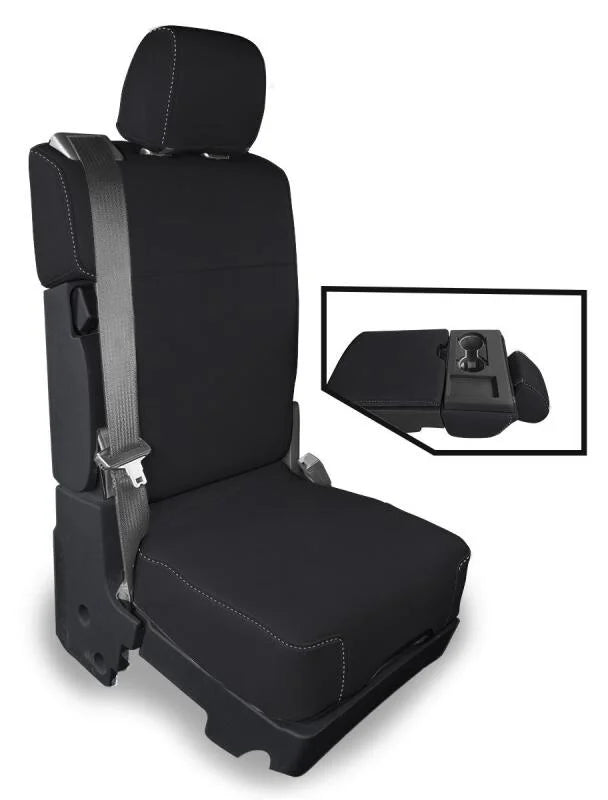 PRP 2015+ Ford F150 / 2017+ Super Duty Center Jump Seat Cover w/ Upper Console - Gray - Main Product View