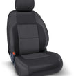 Load image into Gallery viewer, PRP 2016+ Toyota Tacoma Front Seat Covers with Electric Seat Adjusters (Pair) - Black/Grey - Main Product View