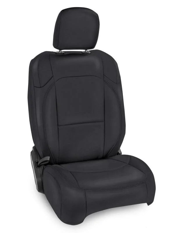PRP 2018+ Jeep Wrangler JL/2 door/ Non-Rubicon  Front Seat Covers(Pair) - All Black - Main Product View