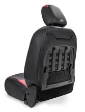 Load image into Gallery viewer, PRP 2018+ Jeep Wrangler JL/2 door/Rubicon  Front Seat Covers (Pair) - Black with Red Stitching - Side View