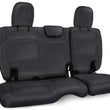 Load image into Gallery viewer, PRP 2018+ Jeep Wrangler JLU/4 Door Rear Bench Cover w/ Cloth Interior - Black w/ Red Stitching - Main Product View
