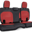 Load image into Gallery viewer, PRP 2018+ Jeep Wrangler JLU/4 door Rear Bench Cover with Cloth Interior - Black/Red - Main Product View