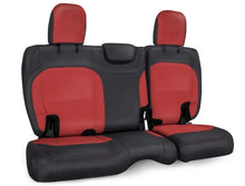 Load image into Gallery viewer, PRP 2018+ Jeep Wrangler JLU/4 door Rear Bench Cover with Cloth Interior - Black/Red - Main Product View