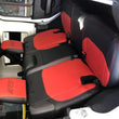 Load image into Gallery viewer, PRP 2018+ Jeep Wrangler JLU/4 door Rear Bench Cover with Cloth Interior - Black/Red - Side View