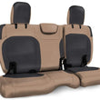 Load image into Gallery viewer, PRP 2018+ Jeep Wrangler JLU/4 door Rear Bench Cover with Cloth Interior - Black/Tan - Main Product View