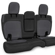 Load image into Gallery viewer, PRP 2018+ Jeep Wrangler JLU/4 door Rear Bench Cover with Leather Interior - Black/Grey - Main Product View