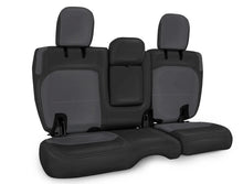 Load image into Gallery viewer, PRP 2018+ Jeep Wrangler JLU/4 door Rear Bench Cover with Leather Interior - Black/Grey - Main Product View
