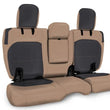Load image into Gallery viewer, PRP 2018+ Jeep Wrangler JLU/4 door Rear Bench Cover with Leather Interior - Black/Tan - Main Product View