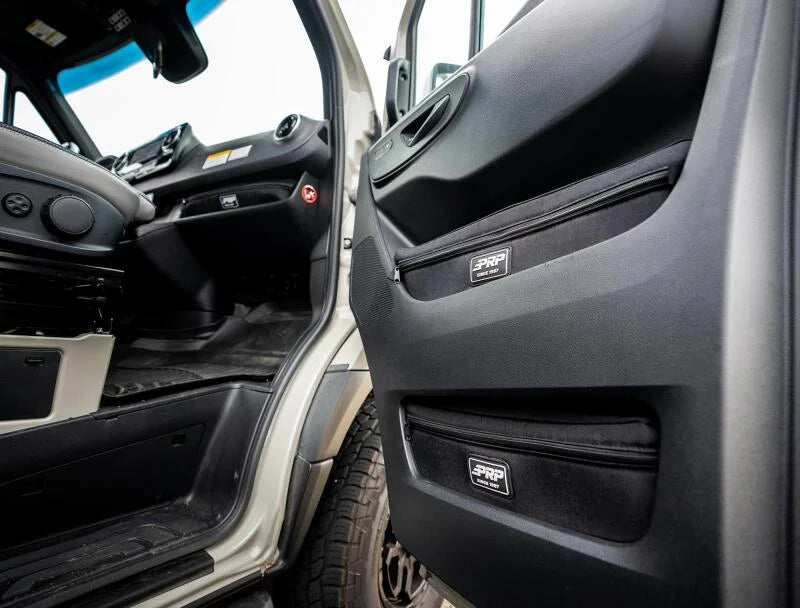 PRP 2019+ Mercedes Sprinter Van Lower Door Bags (Pair) - Side View