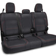 Load image into Gallery viewer, PRP 2020+ Jeep Gladiator JT Rear Bench Cover for with Cloth Interior - Black with Red Stitching