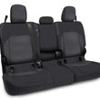 Load image into Gallery viewer, PRP 2020+ Jeep Gladiator JT Rear Bench Cover with Leather Interior - Black/Grey - Main Product View